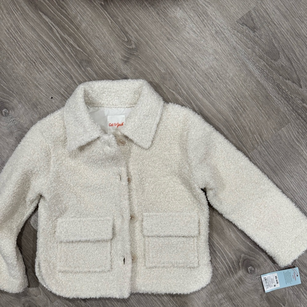 XS (4/5) brand new cat & Jack Sherpa jacket - thick!